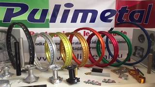 PULIMETAL  PROCEDIMENTO PER ANODIZZARE RUOTE MOTOCROSS [upl. by Jamnes]