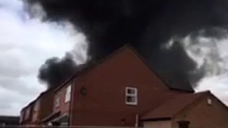 Fire at kilnhurst universal recycling plant [upl. by Dorsy843]