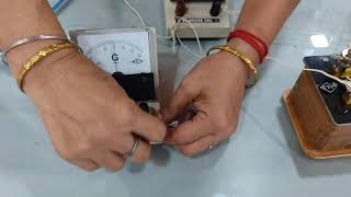 Class XII Physics Experiment Conversion of Galvanometer into voltmeter [upl. by Maidy16]