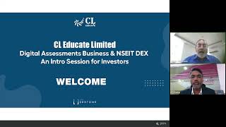 CL Educate Limited CL Digital Assessments Business amp NSEIT DEX [upl. by Dovev827]