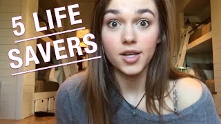 5 LIFE SAVERS  sadie robertson [upl. by Otineb]