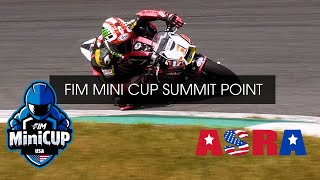 FIM MINI CUP at Summit Point with ASRA  Saturday Races 190 Ohvale 160 Ohvale  110cc  and 50cc [upl. by Llenyr]