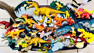 100 DINOSAURIOS EN MEGA CAJA GIGANOTOSAURIO LISTROSAURIO INDORAPTOR HELICÓPTERO amp MUCHOS MÁS [upl. by Mcripley]