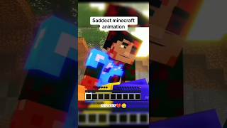 Saddest Minecraft Animation🥺💔 minecraft shorts animation minecraftshorts [upl. by Gilus256]