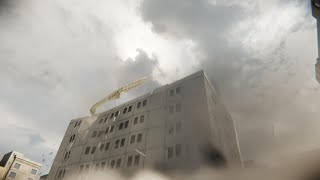 Building Demolition  Blender Collapse Simulation [upl. by Jaco305]