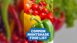 Common Nightshade Food List SHORTS [upl. by Hinkel]