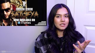 Imran Khan  Satisfya Official Music Video REACTION [upl. by Atinrehs]