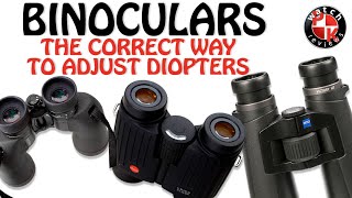 How To Correctly Adjust A Binocular Diopter [upl. by Ylehsa]