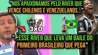 IMPRENSA ARGENTINA ARRASADA COM GOLEADA DO ATLÉTICOMG NO RIVER PLATE  EDIÇÃO DE COLECIONADOR 😂 [upl. by Asiaj5]