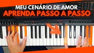 Meu Cenário de AmorXote  AULA DE FORRÓ NO TECLADO [upl. by Adabelle]