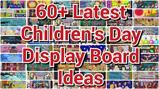 Childrens Day Bulletin Board Ideas  Childrens Day Display Board  Childrens Day School Decoration [upl. by Tildy]