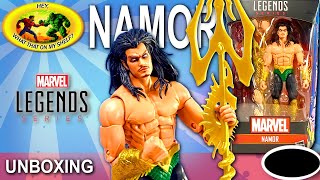 UNBOXING  Marvel Legends  NAMOR  Hasbro  The Void BAF Wave actionfigures marvellegends [upl. by Nivek]