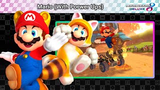 Super Mario Cast With Custom Animations  Mario Kart 8 Deluxe Mod [upl. by Ilam]