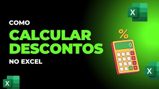 Como Calcular Descontos no Excel [upl. by Ahcire]