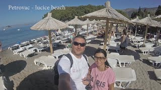 Crna gora letovanje plaze utjeha canj buljarice sutomore petrovac lucice  GoPro hero 4 session [upl. by Carlynne]