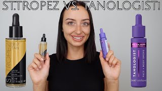 StTropez Tan Tonic Glow Drops vs Tanologist Extra Dark Self Tan Drops [upl. by Heiskell]