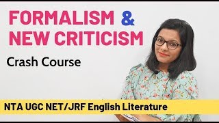 Formalism Literary Theory Crash Course for UGC NET English [upl. by Anib]