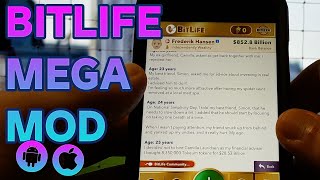 BitLife MEGA MOD  Bitizen Money Unlocked etc  BitLife Hack iOSAndroid All Killer No Filler [upl. by Ear]