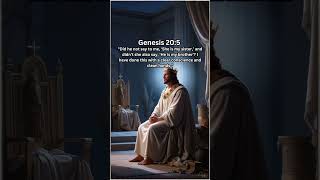 Abimelech’s integrity God sees our true intentions Genesis 205 shorts bibleverse integrity [upl. by Ryder]