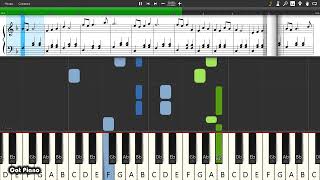 Les Choristes  Les avions en papier  Piano tutorial and cover Sheets  MIDI [upl. by Grubb]