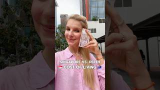 🇸🇬Singapore vs Perth🇦🇺Cost of living💰 [upl. by Aleirbag]