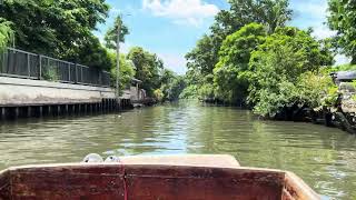 Bangkok  Klong River Boat [upl. by Hamilton]