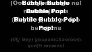 Hyuna  Bubble Pop LYRICS [upl. by Eramal862]