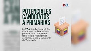 ¿Quiénes son los posibles candidatos de la oposición para las elecciones de 2024 en Venezuela [upl. by Eussoj]