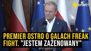 Premier ostro o galach freak fight quotJestem zażenowanyquot [upl. by Adnirol]