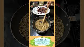 Authentic Rasam Powder Recipe  RasamPowder SouthIndianRecipes IndianSpices HomemadeMasala [upl. by Nahgiem]