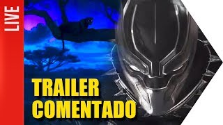 Pantera Negra Trailer Comentado  OmeleTV AO VIVO [upl. by Atnovart]