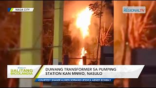 Balitang Bicolandia Duwang transformer sa Pumping Station kan MNWD nasulo [upl. by Wahs]