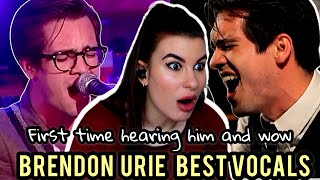 Brendon Urie’s Best Live Vocals FIRST REACTION [upl. by Arodoeht339]