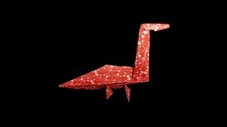 Origami Nessie Loch Ness  Tutorial HD [upl. by Monahon]