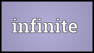 Infinite Meaning [upl. by Edahsalof]