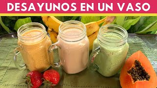 En 5 minutos un DESAYUNO Saludable listo  todo en un VASO Cocina de Addy [upl. by Shelden]