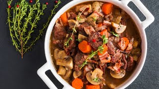 Recette  Boeuf bourguignon sans vin [upl. by Stoller]