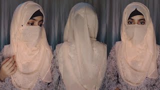 school hijab stylesimple amp easy hijab tutorialhijabiyeasmin43 [upl. by Acirederf]