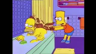 bart hits home DIALUP NOISE r with a chair [upl. by Scuram650]