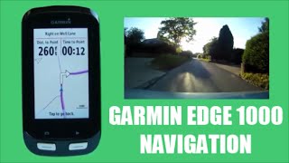 Garmin Edge 1000 Course Navigation [upl. by Dowdell]