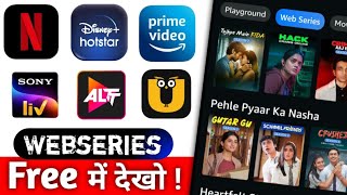 Free Netflix  Amazon Prime  Ullu  Hotstar  Zee5  Watch Free Web Series  Free Web Series App [upl. by Wincer]