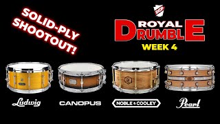 DCP Royal Drumble  The Ultimate Snare Drum Competition  Week 4 [upl. by Wallache495]