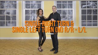 Salsa Beginners 1  Single Right Turn amp Single Left Turn for Men  Detailed explanation [upl. by Paulsen]