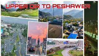 Beautiful Mountain City Dir upper to Peshawer road trip [upl. by Ayela445]