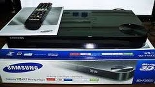 Samsung BDF5900 Bluray Player SetbyStep Setup [upl. by Perkin]