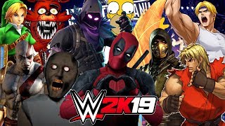 WWE 2K19 Royal Rumble Computer Game Characters [upl. by Iru]