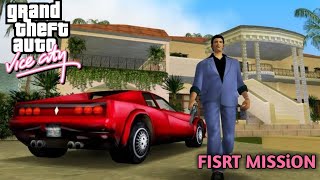 GTA VICE CITY FIRST MISSION GAMEPLAY [upl. by Sandeep]