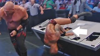 10 Worst WWE Announce Table Fails [upl. by Anatol]