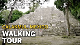 Walk Through the Ancient Mayan City of Calakmul  Walk with Travel  Leisure  Travel  Leisure [upl. by Cryan]