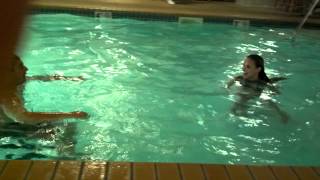 Wierd couple in pool skinny dip [upl. by Winthrop]